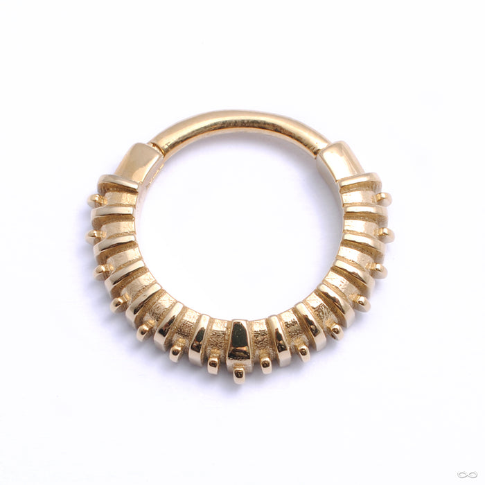 Omni Clicker from Tether Jewelry in yellow gold