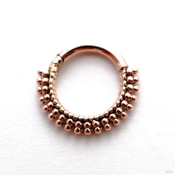 Wanderlust Clicker in Gold from Maya Jewelry in 14k Rose Gold