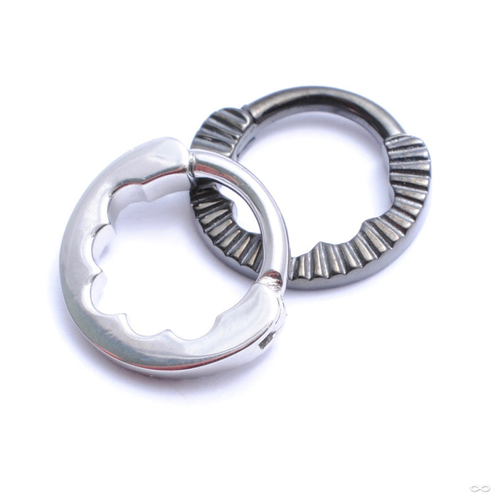 Aether Clicker from Tether Jewelry in assorted materials