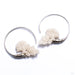 Amore Earrings from Maya Jewelry in silver with bone