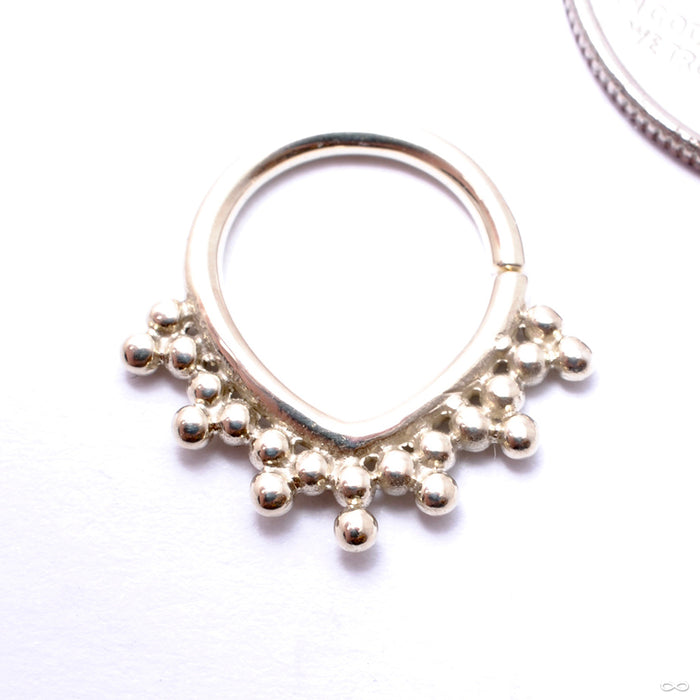 Ashani Seam Ring in Gold from Buddha Jewelry in white gold