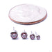 Bezel-set Gemstone Press-fit End in Titanium from NeoMetal with Morganite