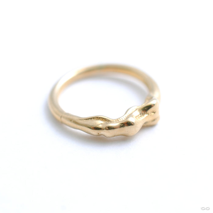 Cause and Effect Seam Ring in Gold from Pupil Hall in yellow gold