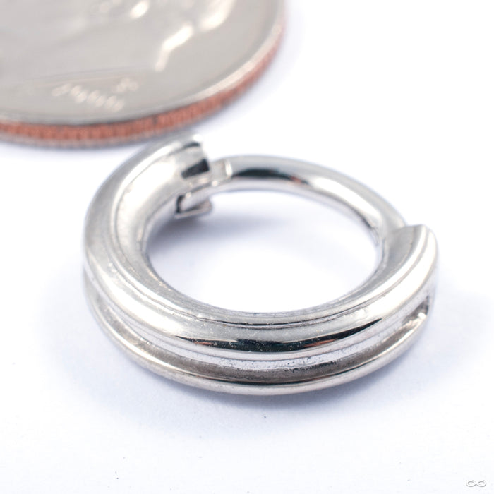 Chasm Clicker from Tether Jewelry in stainless steel
