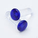 Color Front Plugs from 12g to 4g from Gorilla Glass in Cobalt
