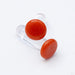 Color Front Plugs from 12g to 4g from Gorilla Glass in Orange