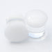 Color Front Plugs from 9/16" to 1" from Gorilla Glass in White
