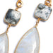 Crossover with Dendritic Agate and Moonstone Dangles from Oracle