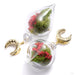 Dayak Terrarium Weights with Flowers and Hammered Spreaders from Uzu Organics in size large