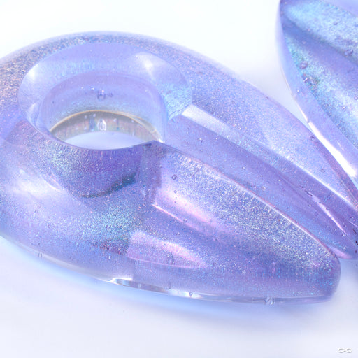 Deluxe Dichroic Keyholes from Gorilla Glass lavender gold detail