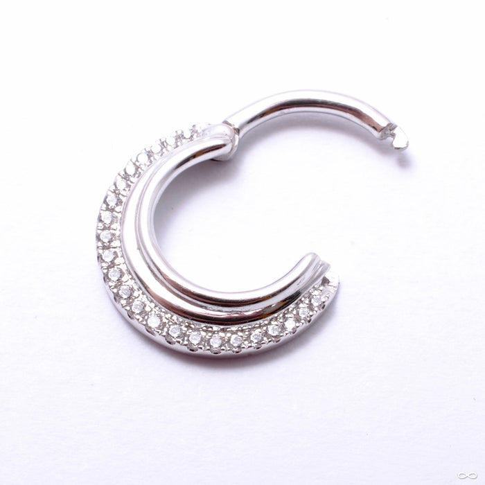 Dhara Clicker in Gold from Venus by Maria Tash in white gold
