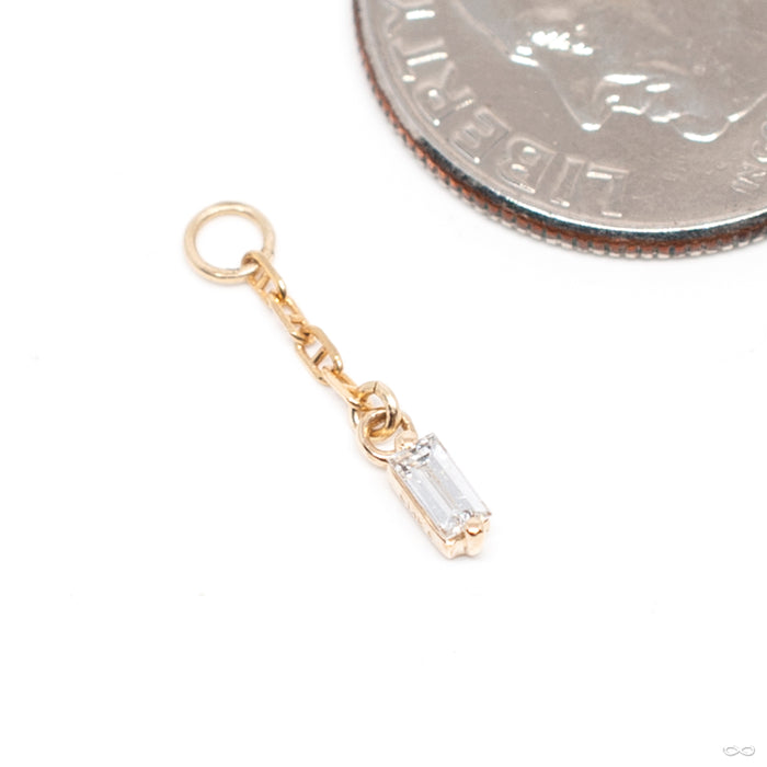Diamante Charm in Gold from Hialeah in yellow gold