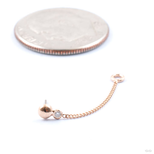 Stone Dottie Mini Lasso in Gold from Pupil Hall in rose gold