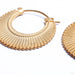 Dissent Earring from Maya Jewelry in yellow-gold-plated brass
