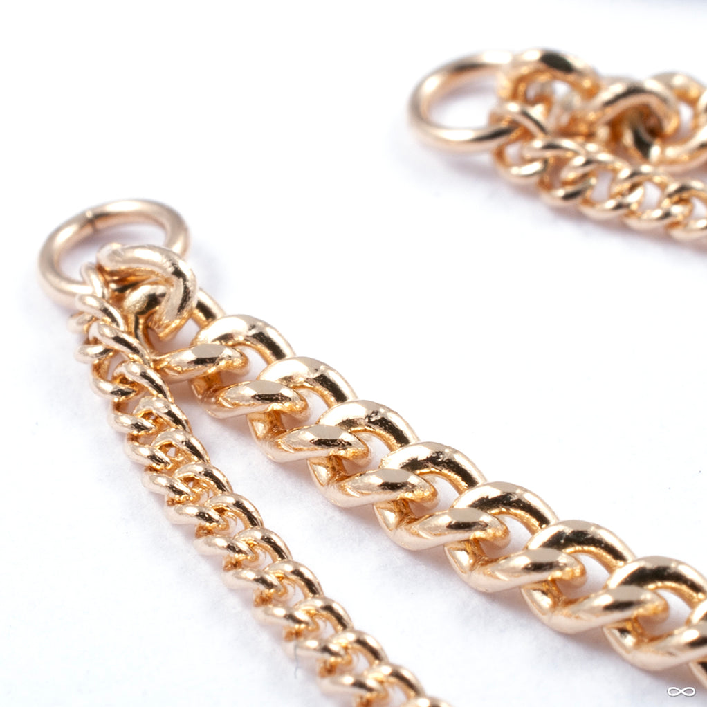 Divine Chain in Gold from Hialeah — Infinite Body Piercing, Inc.