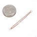Double Flat Cable Chain in Gold from Hialeah in rose gold