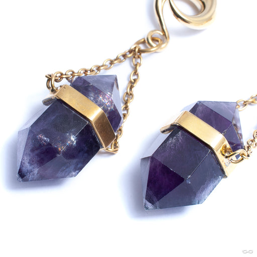 Double Terminated Fluorite Dangles from Diablo Organics