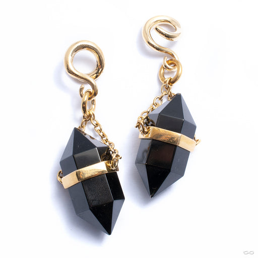 Double Terminated Obsidian Dangles from Diablo Organics