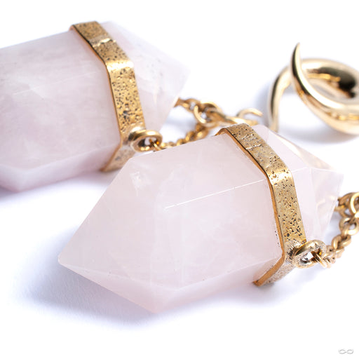 Double Terminated Rose Quartz Dangles from Diablo Organics