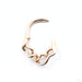 Entanglement Clicker in Gold from Pupil Hall in yellow gold