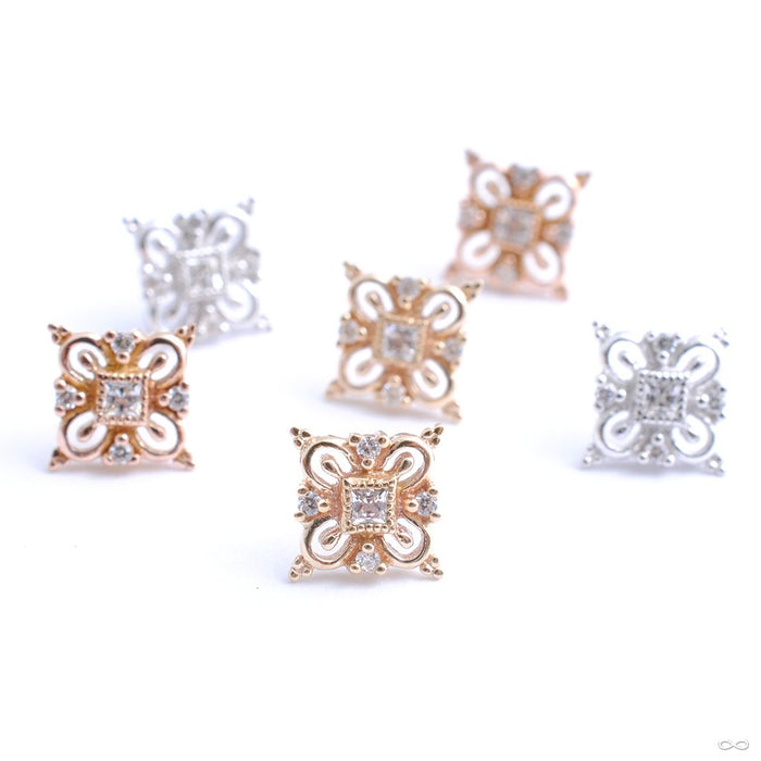 Esmee Press-fit End in Gold from Buddha Jewelry in assorted materials