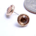 Extra Extra Try Press-fit End in Gold from Pupil Hall with golden topaz