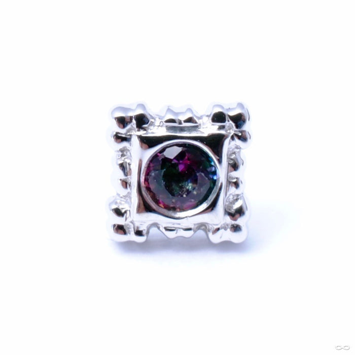 Flourish Illusion Press-fit End in Gold from BVLA in Mystic Topaz