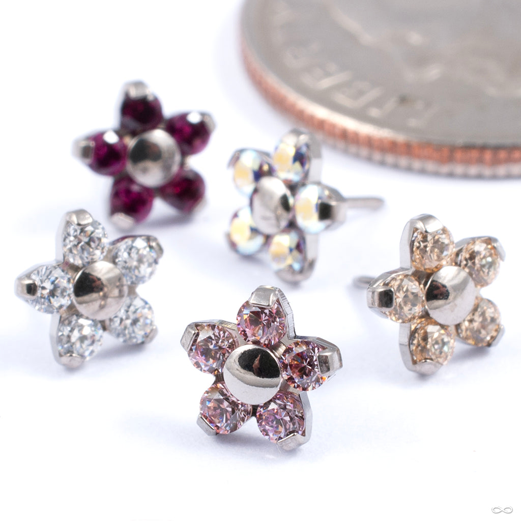 NeoMetal - Flower Press-fit End in Titanium from NeoMetal