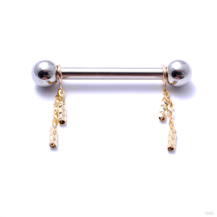 Geo Nipple Charm in Gold from Pupil Hall in yellow gold