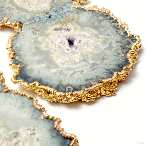 Gold Dipped Geode Slices from Diablo Organics