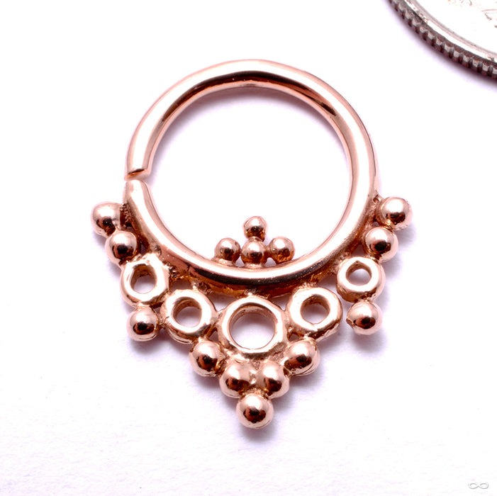 Goldendaze Seam Ring in Gold from Buddha Jewelry in rose gold