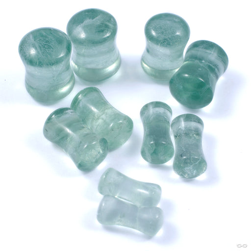 Green Fluorite Plugs from Oracle in various sizes