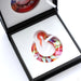 Hagakure Crescent Hoops from Gorilla Glass in Fire with custom box