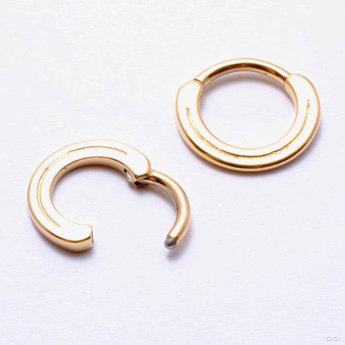 Halo Clicker from Tether Jewelry in yellow gold