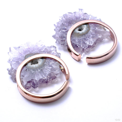 Halo in Rose Gold with Amethyst from Buddha Jewelry