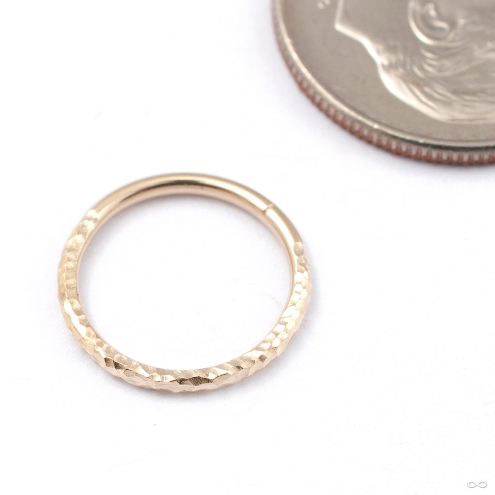 Textured Seam Ring in Gold from Vira Jewelry — Infinite Body Piercing, Inc.