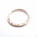 Hammered Seam Ring in Gold from Sacred Symbols in yellow gold