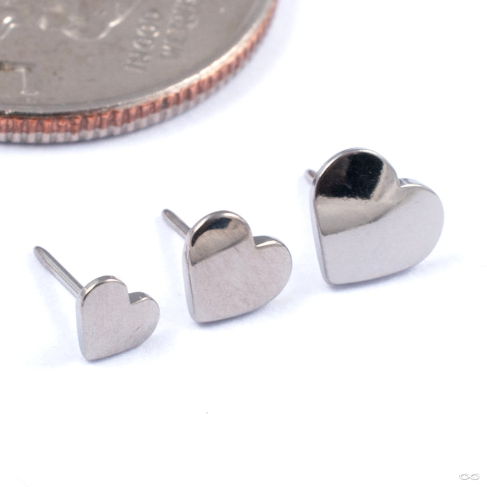 Heart Press-fit End in Titanium from NeoMetal in various sizes