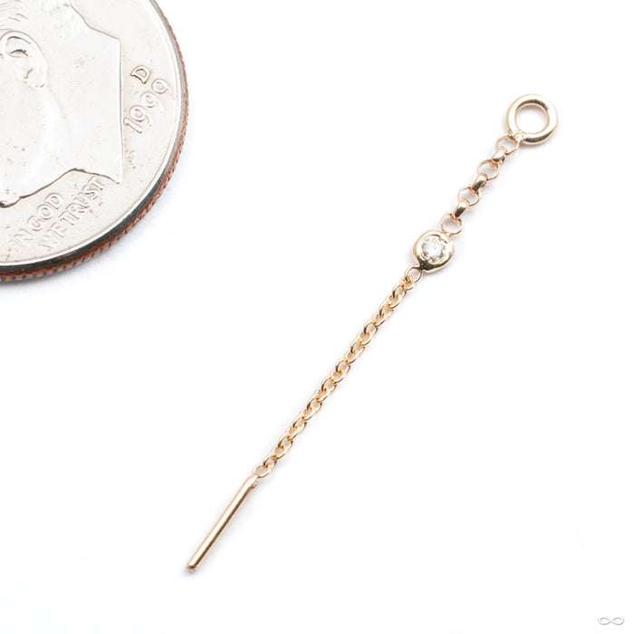 Instant Connection Duster Charm in Gold from Pupil Hall in yellow gold with diamond