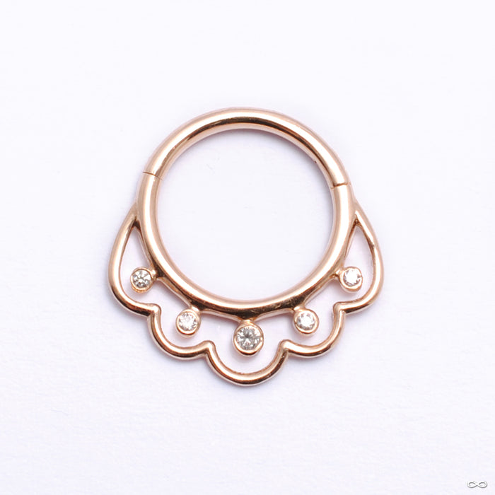 Interiority Clicker in Gold from Pupil Hall in rose gold