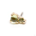 Jeanie 2 Press-fit End in Gold from BVLA with peridot