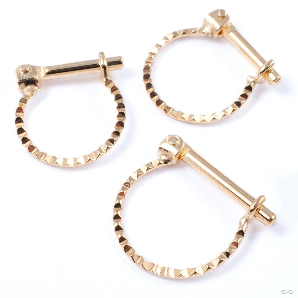 Joy Hinged Ring in Gold from Quetzalli — Infinite Body Piercing, Inc.