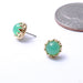King Press-fit End in Gold from Anatometal with chrysoprase