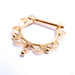 Lila Hinged Ring in Gold from Quetzalli in yellow gold
