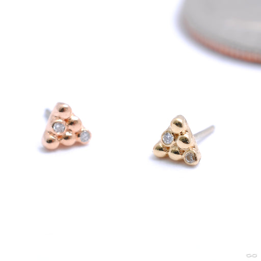 Little Secret 6 Bead Press-fit End in Gold from Pupil Hall in assorted materials