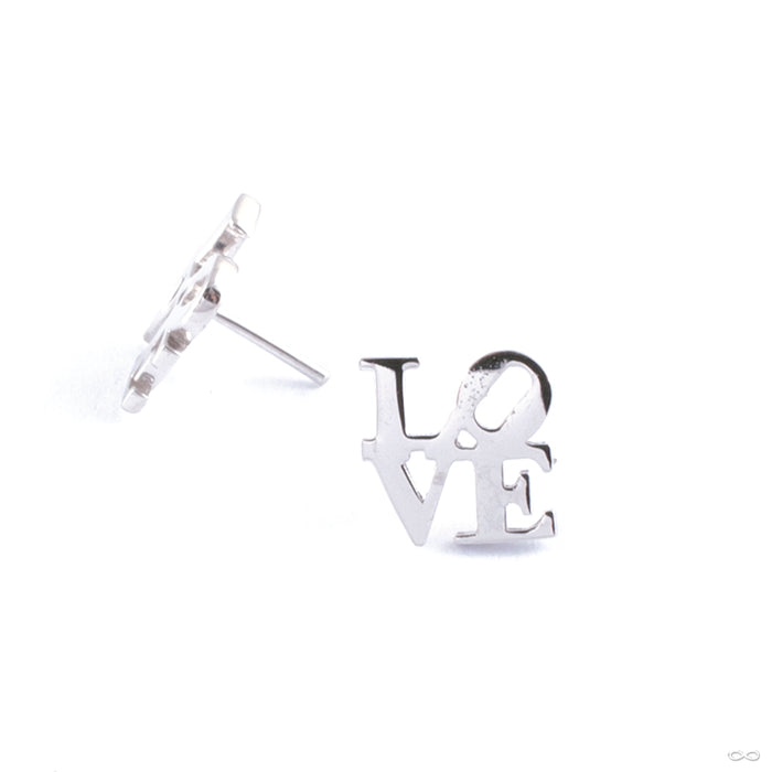 Live, Laugh Press-fit End in Gold from Junipurr Jewelry in white gold
