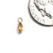Marquise Charm in Gold from Quetzalli with citrine