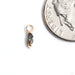 Marquise Charm in Gold from Quetzalli with mystic topaz