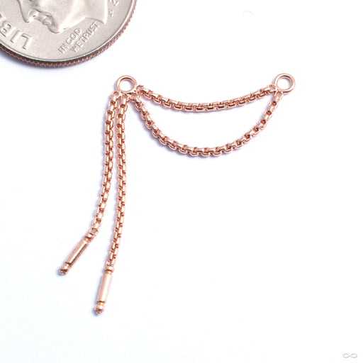Meander IV Chain in Gold from LeRoi in rose gold