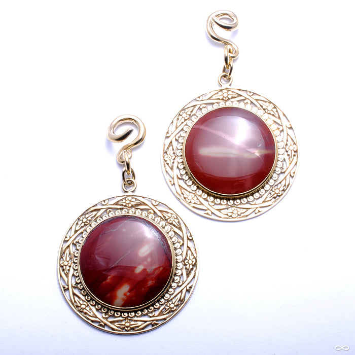 Medallions with Mookaite from Diablo Organics